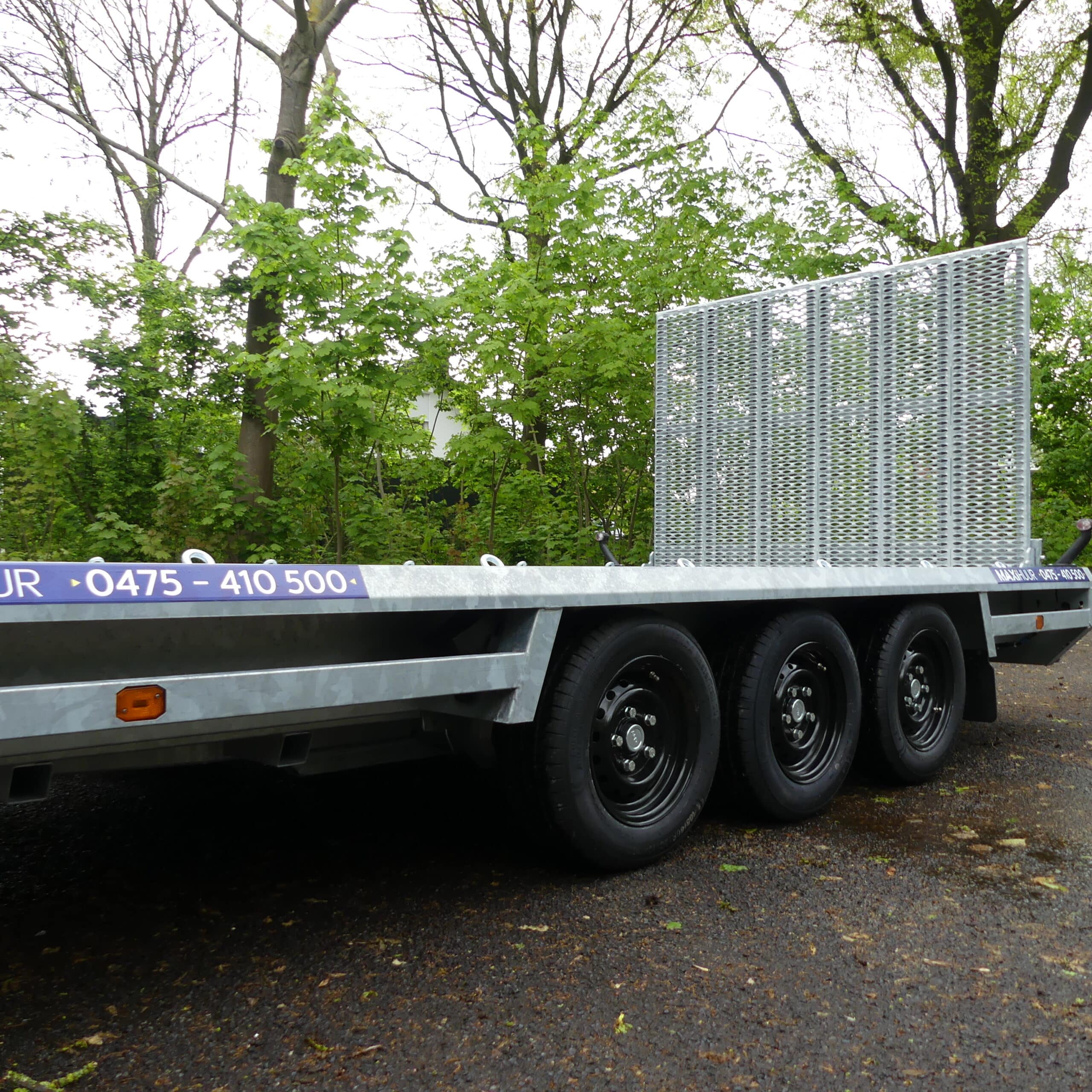 Machinetransporter 3 asser 3.94 x 1.80