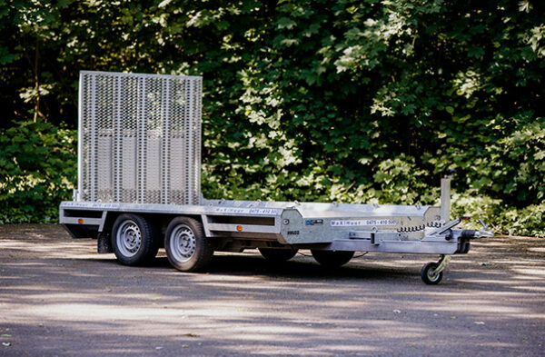 Dubbelasser machinetransporter 2.96 x 1.49
