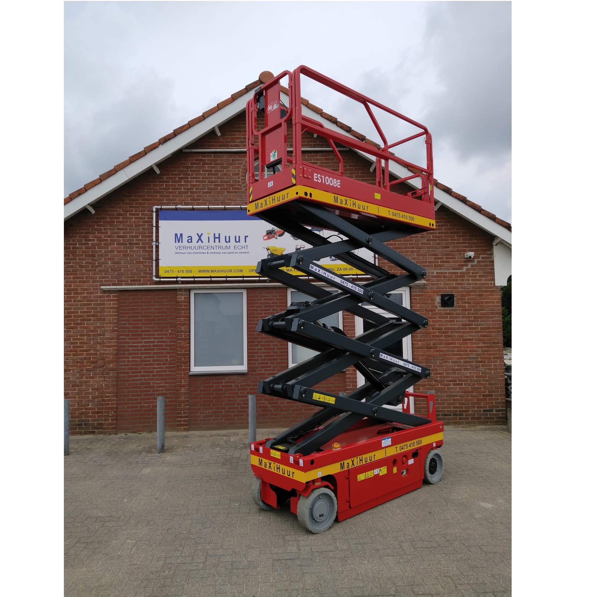 Schaarhoogwerker 9,80 meter werkhoogte