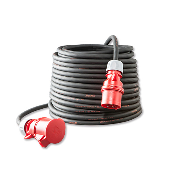 Kabel 32 AMP - 25 meter 5 x 4mm2