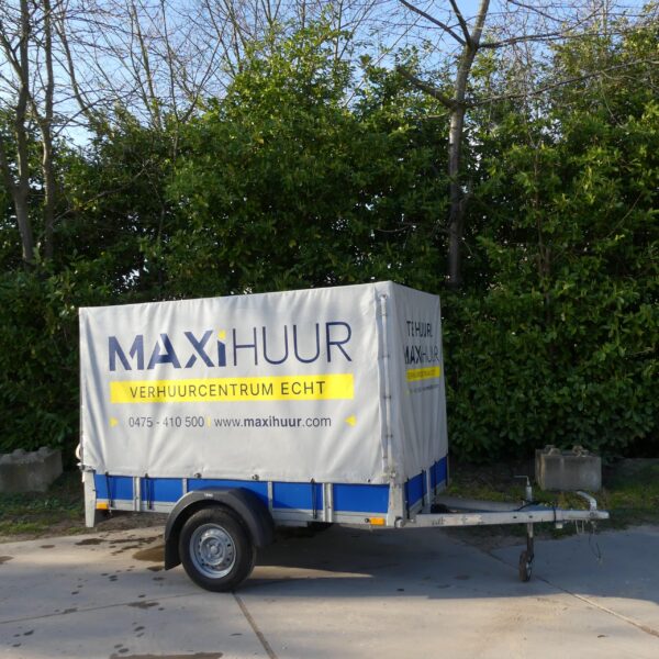 Enkelasser met huif 2.50 x 1.30 mtr