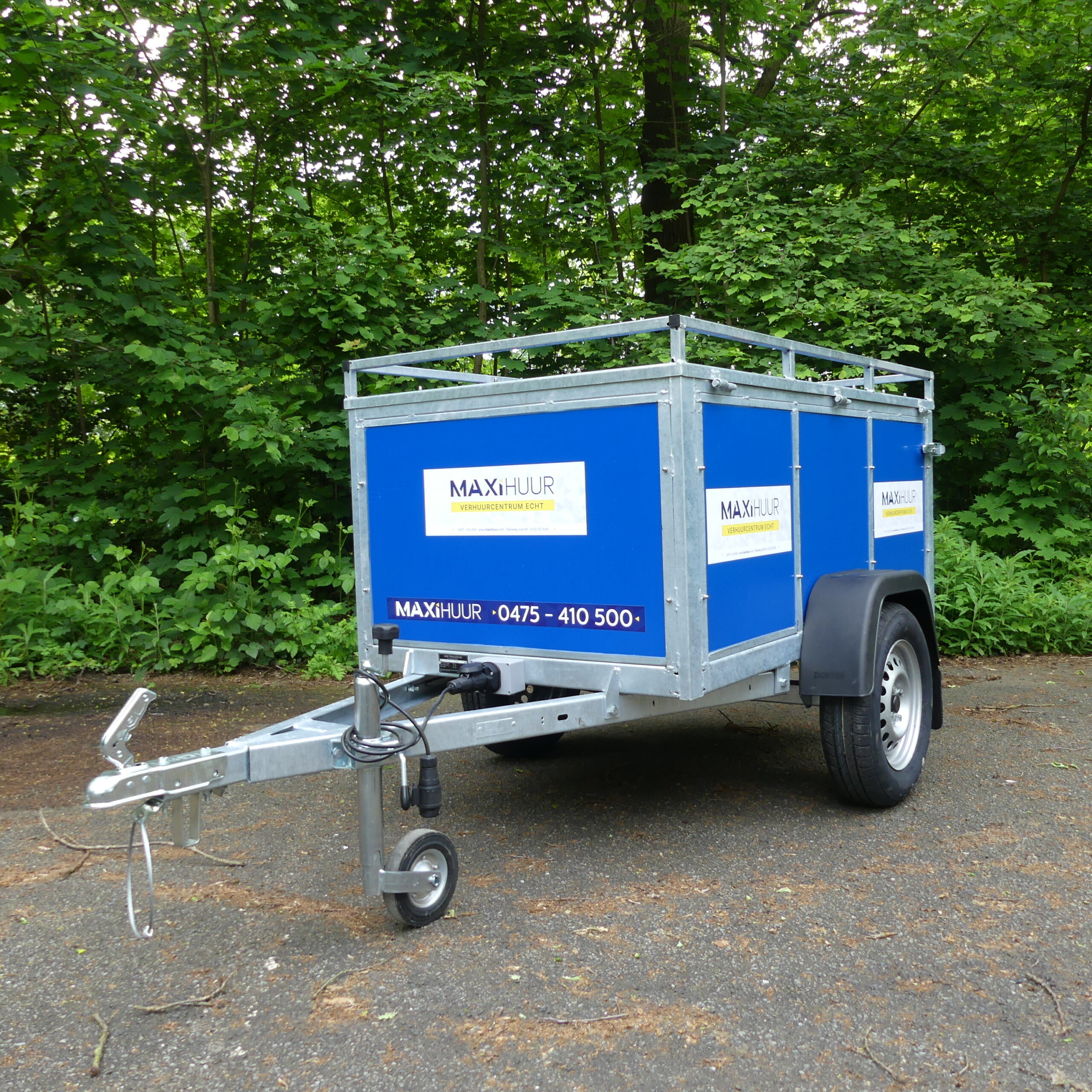 Bagagewagen enkelasser 1.65 x 0.98 mtr