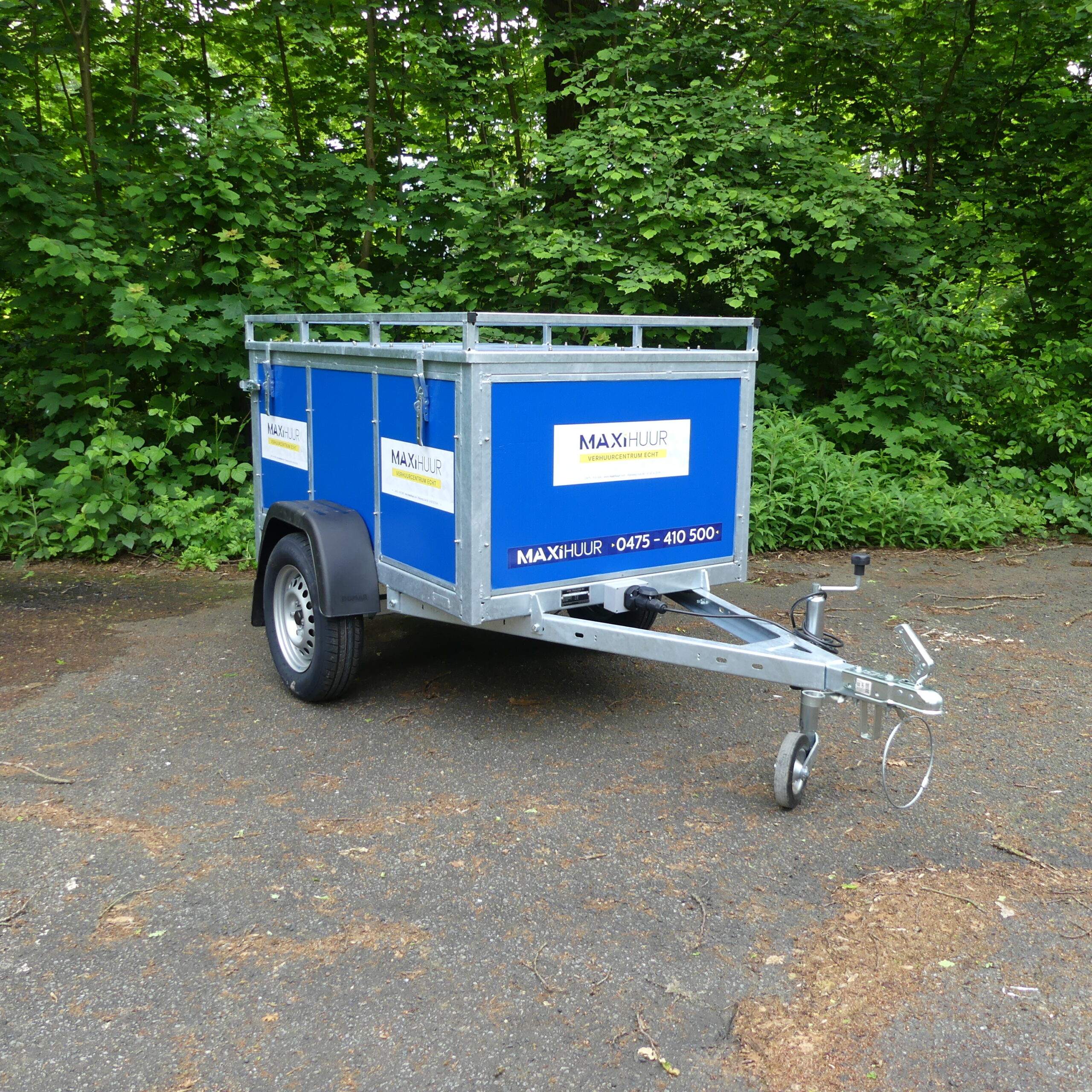 Bagagewagen enkelasser 1.65 x 0.98 mtr