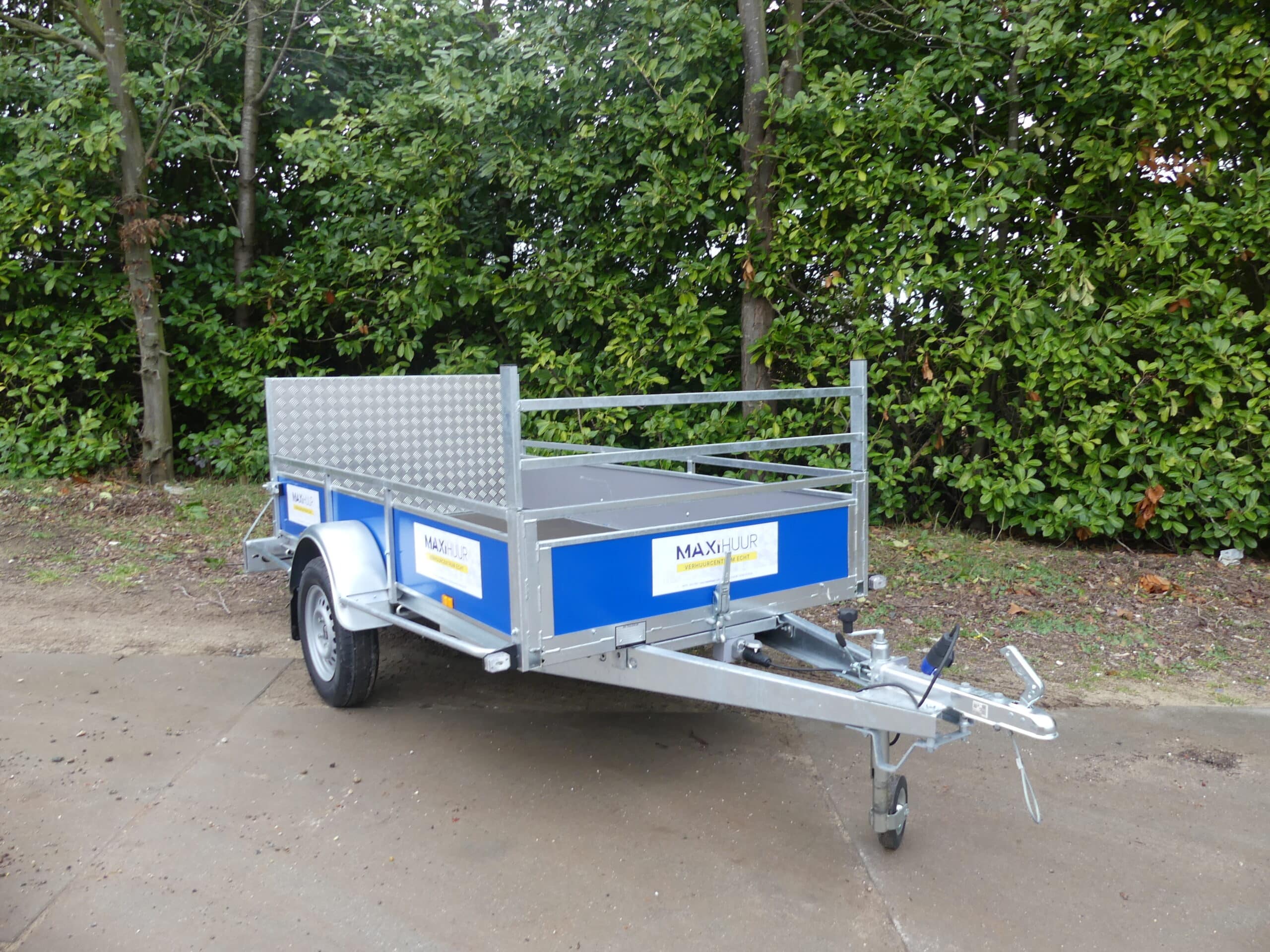 Enkelasser 250 x 125 cm kantelbaar met rijklep