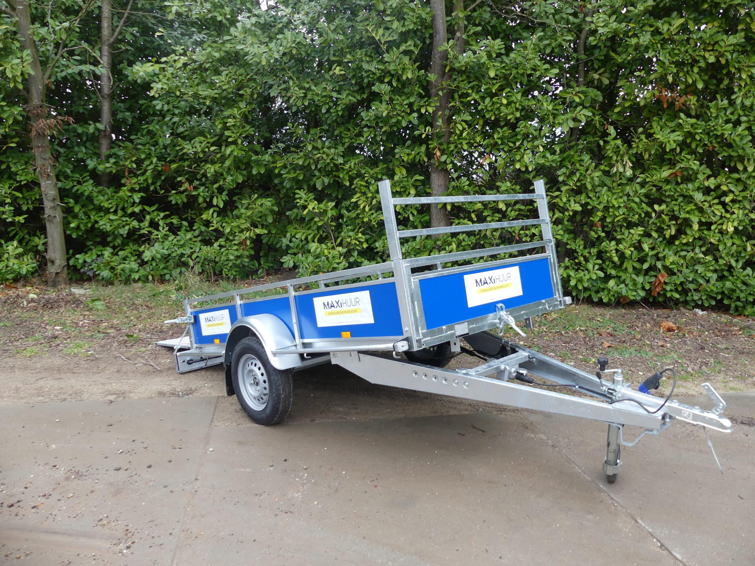 Enkelasser 250 x 125 cm kantelbaar met rijklep