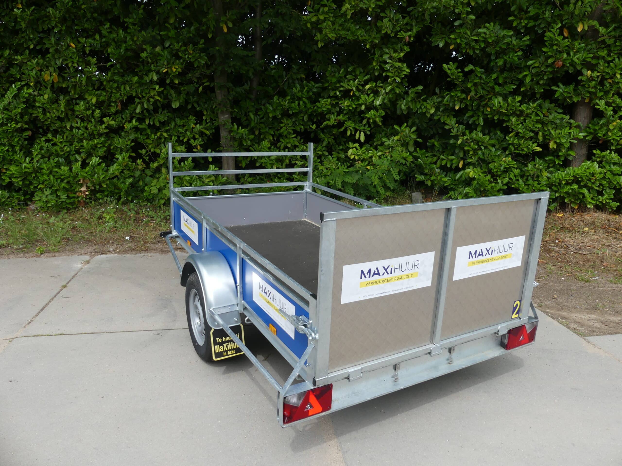 Enkelasser 250 x 125 cm kantelbaar met rijklep